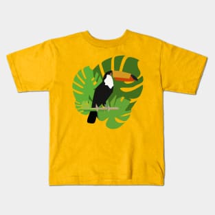 Abstract Toucan Kids T-Shirt